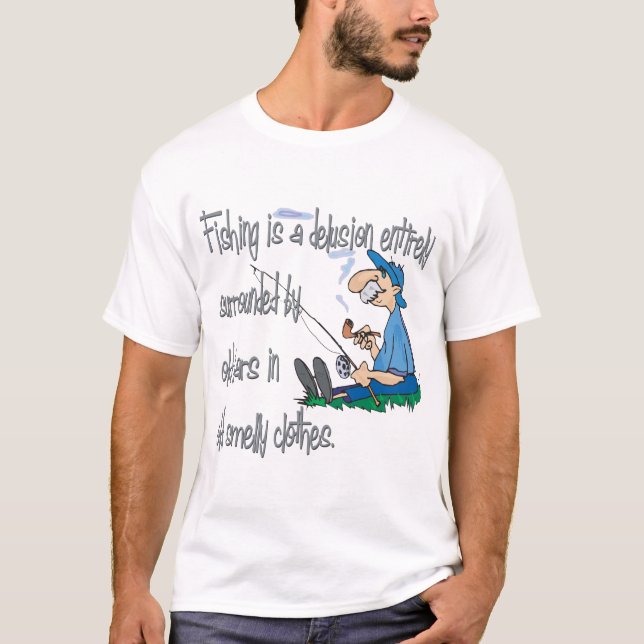 Fiske är en delegation tee (Framsida)