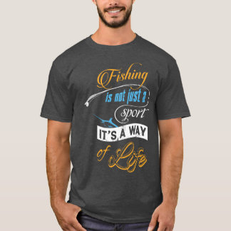 Fiske är ett sätt för fiskare att börja fiska t shirt