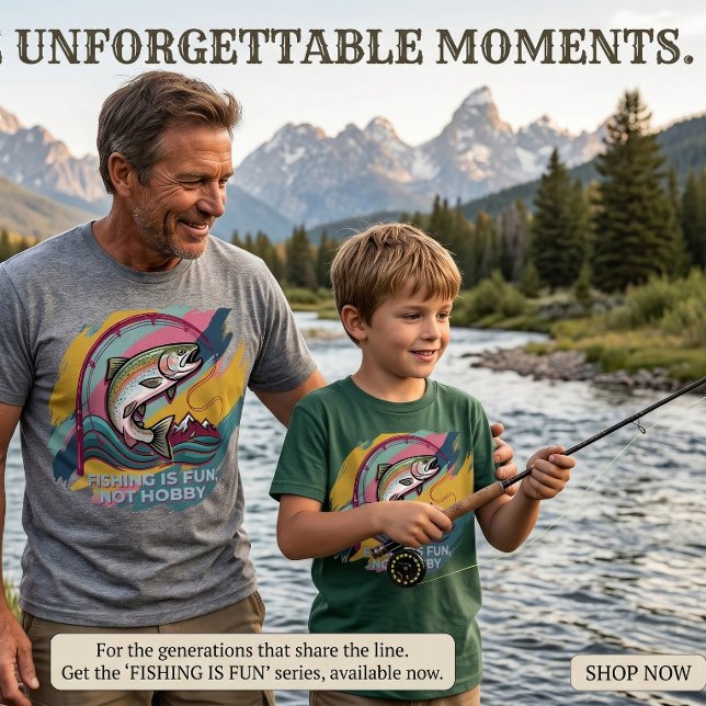 Fiske är kul inte hobby generationspresent för fis t shirt (Skapare uppladdad)