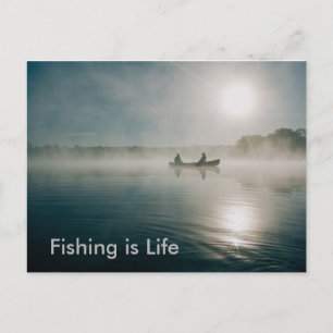 Fiske är livevykort vykort