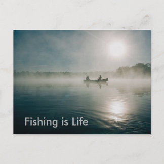Fiske är livevykort vykort