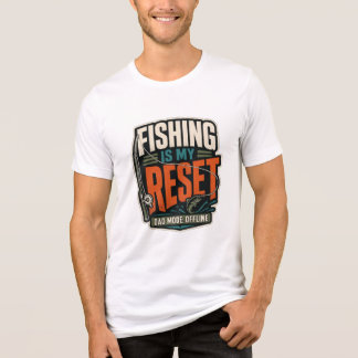 Fiske är min återställning Pappa-läge Offline Roli T Shirt