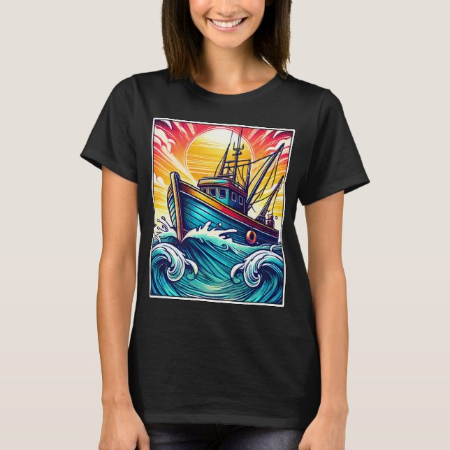 Fiske är min drog av val t shirt (Framsida)