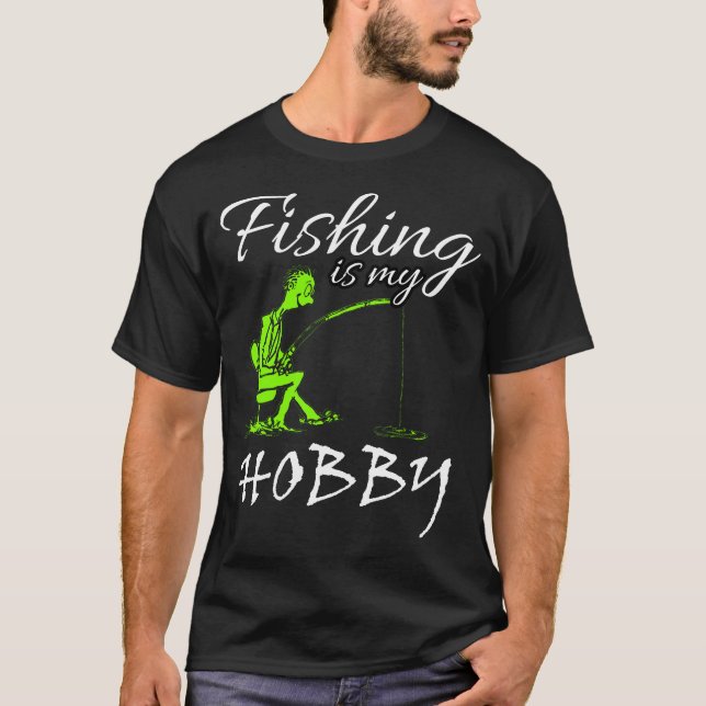 fiske är min hobby t shirt (Framsida)
