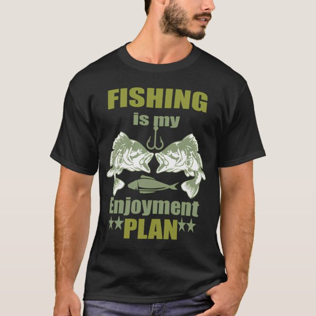 Fiske är min hobby t shirt (Framsida)