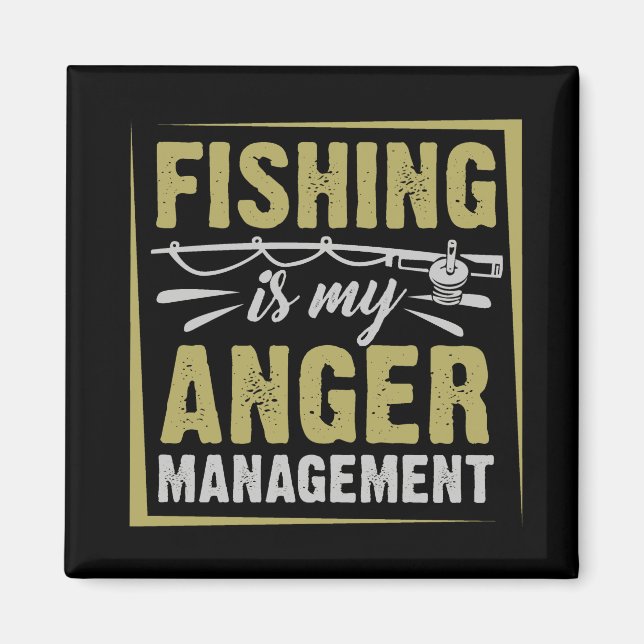 Fiske är min ilska-förvaltnings yndiga fiskeoffert magnet (Framsidan)