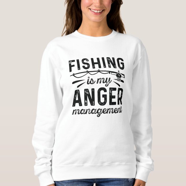 Fiske är min ilska t shirt (Framsida)