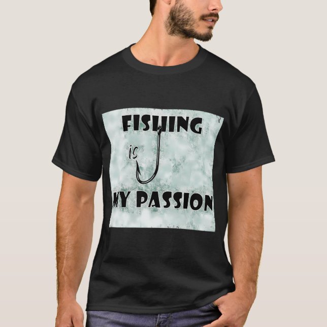 fiske är min passion t shirt (Framsida)