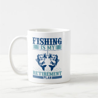 Fiske är min Pension-plan, det roliga fisket Älska Kaffemugg