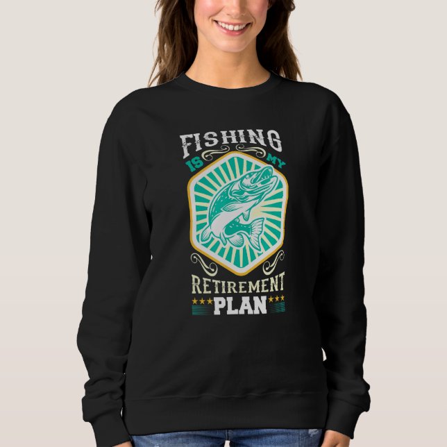 Fiske är min Pension-plan T Shirt (Framsida)