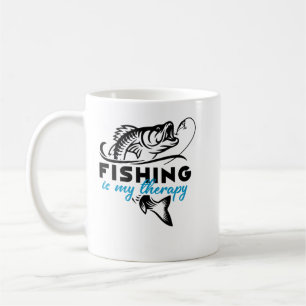 Fiske är min terapi kaffemugg