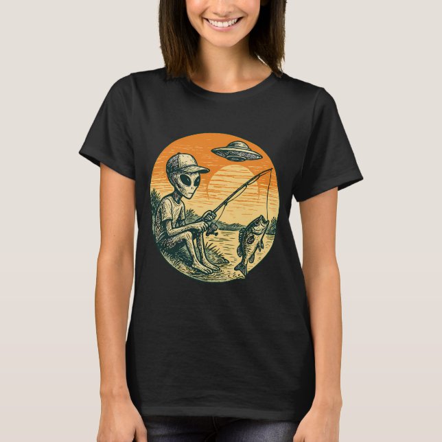 Fiske är min terapi t shirt (Framsida)