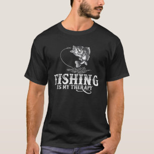 Fiske är min Therapy Funny Fisheries T Shirt
