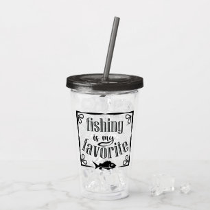 Fiske är mitt favoritcitat take away mugg
