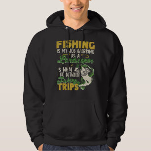 Fiske är mitt jobb som landskapsplats hoodie