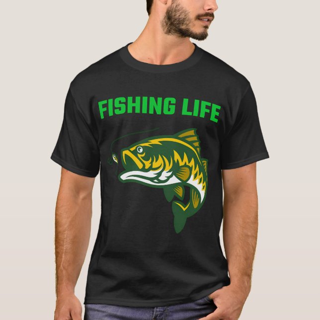 Fiske Är Mitt Konditionspass T Shirt (Framsida)