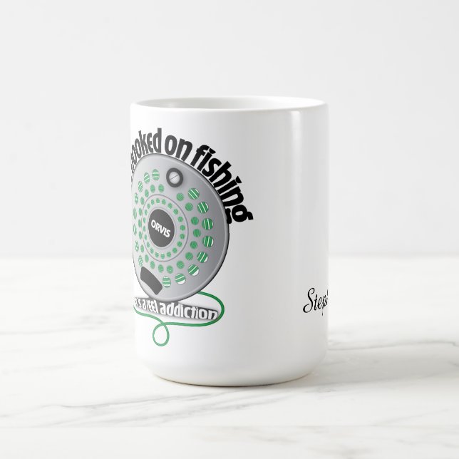 Fiske är mitt riktiga beroende kaffemugg (Center)