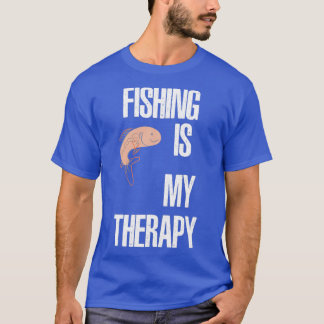 FISKE ÄR MITT TERAPISKA FISKE T SHIRT