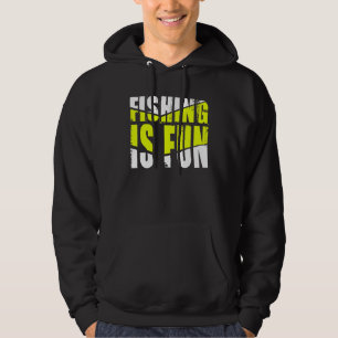 Fiske är Roligt Hoodie