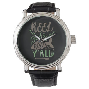 Fiske Art Real Girls Fish Yall Armbandsur