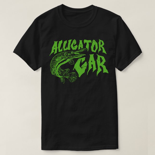 Fiske av Alligator Gar T Shirt (Design framsida)