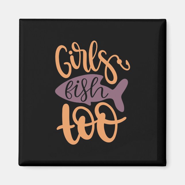 Fiske av Art Girls Fiskar också Magnet (Framsidan)