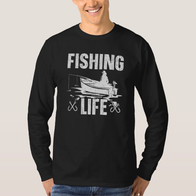 Fiske av fiskare t shirt (Framsida)