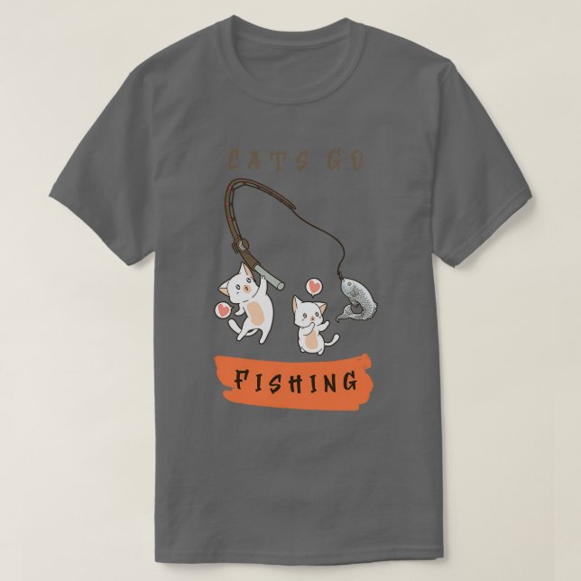 Fiske av kattgäss 1 t shirt (Design framsida)