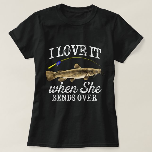 Fiske av sötvattensfisk (LTD) T Shirt (Design framsida)