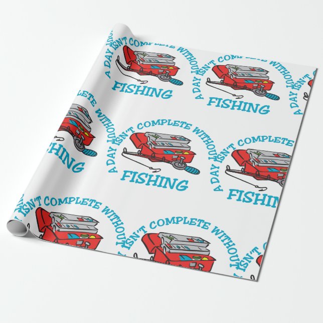 Fiske avslutat presentpapper (Utrullad)