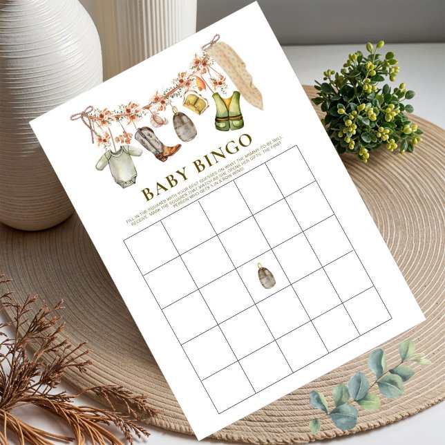 Fiske Baby Bingo Shower Game (Skapare uppladdad)