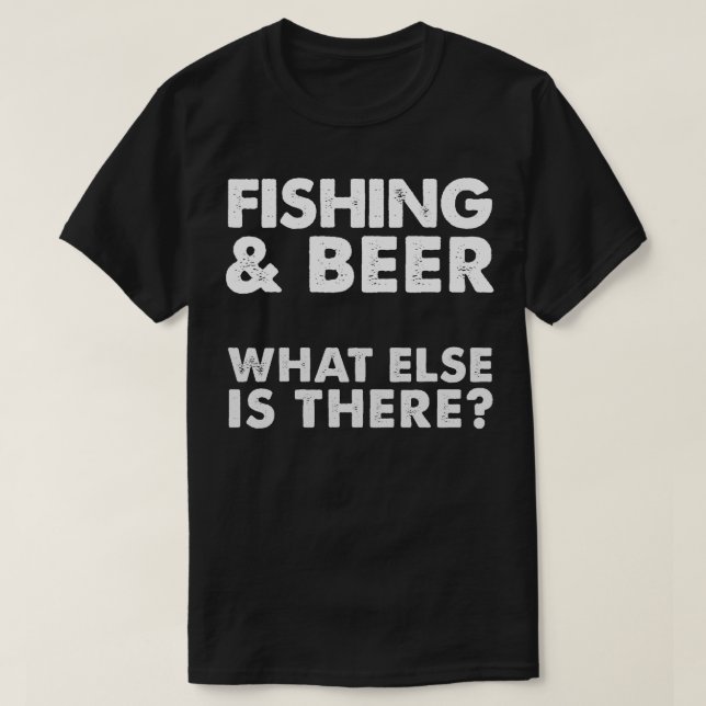 Fiske Beer Funny Sprit Slogan T Shirt (Design framsida)