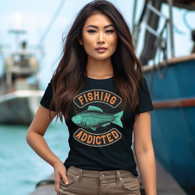 Fiske Beroende T-Shirt (Skapare uppladdad)