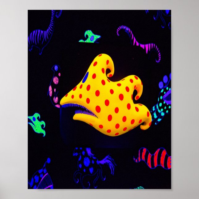 Fiske Black Light Poster (Framsidan)