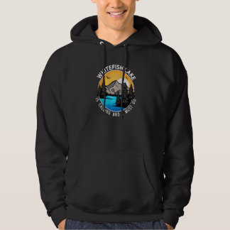 Fiske Boating Camping Lakeview Whitefish Sjö Hoodie