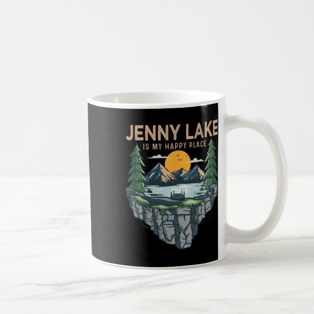 Fiske Boating Camping - Min Lycklig Ställe Jenny L Kaffemugg (Höger)