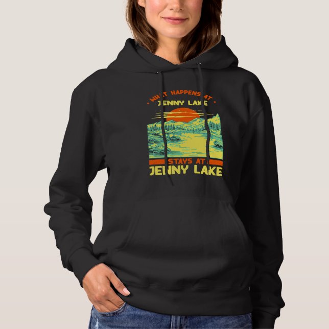 Fiske Boating Camping Sjö Vacation Jenny Sjö T Shirt (Framsida)