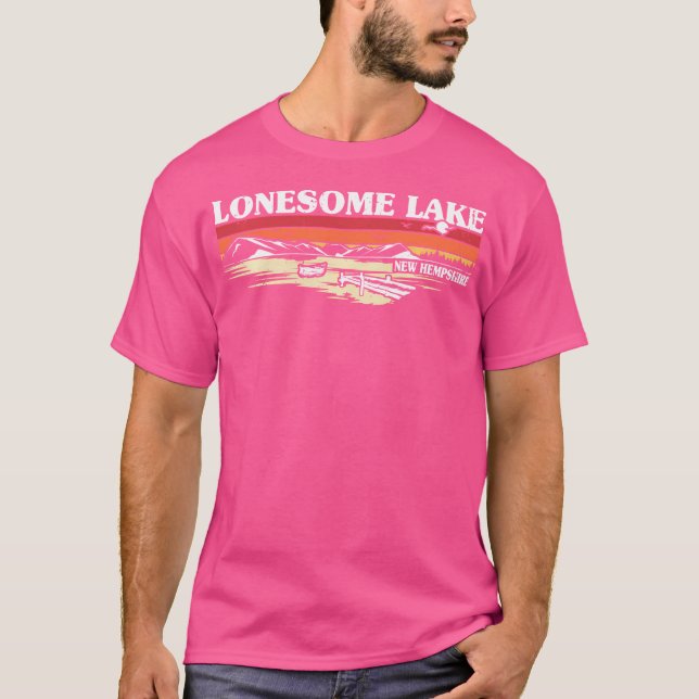 Fiske Boating Camping Sjö Vacation Lonomic Lak T Shirt (Framsida)