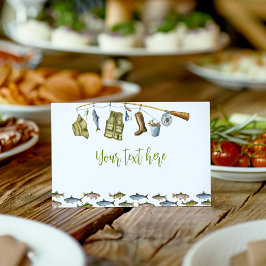 Fiske Boy Birthday Food Place Whale Placeringskort