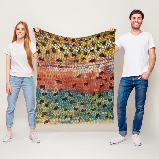 Fiske Brook Trout Fleecefilt (På plats)