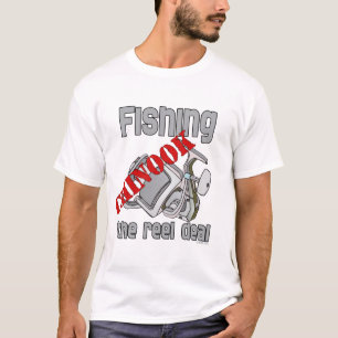 Fiske Chinook Salmon Reel Deal Fishing Tee