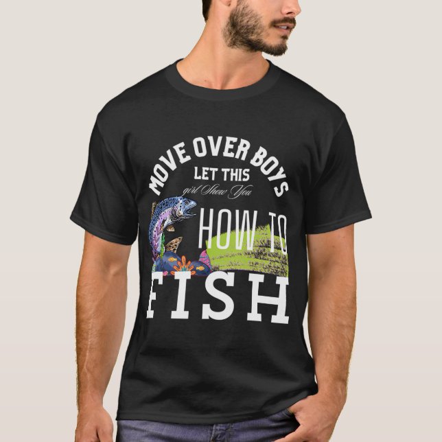 Fiske Citat T Shirt (Framsida)