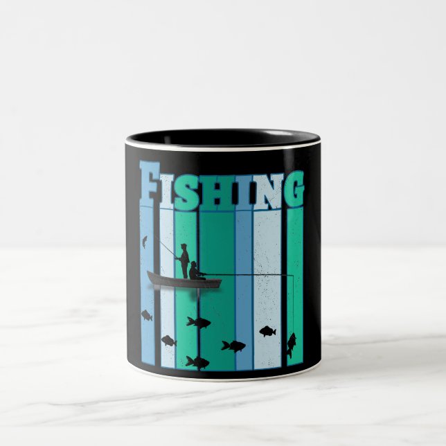 Fiske | De bästa fiskegåvorna Två-Tonad Mugg (Center)