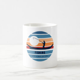 fiske Det är en livsstil Kaffemugg