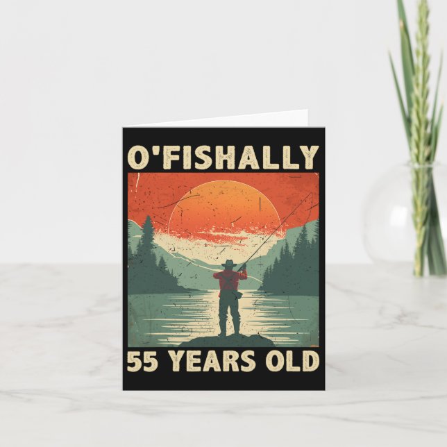 Fiske efter 55 år gammal 1969 Fiskare 55:e Kort (Framsida)