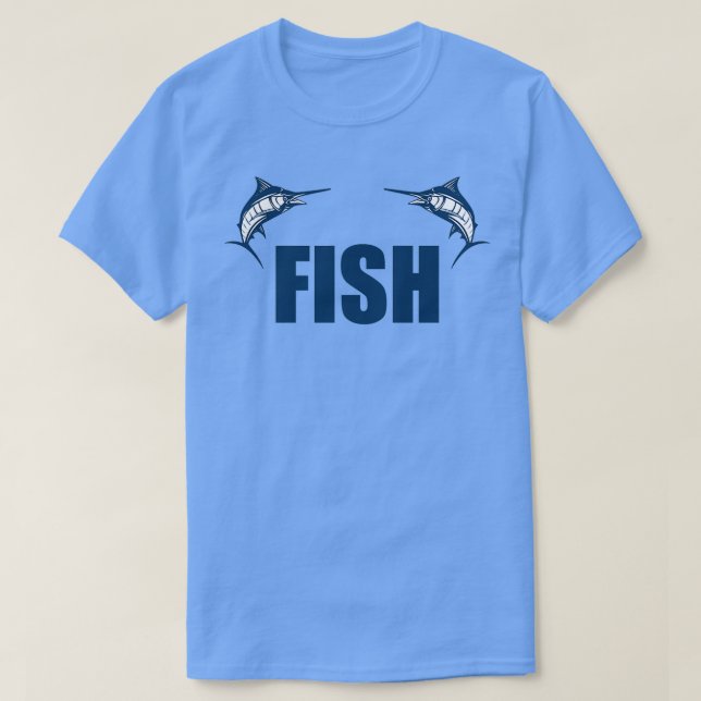 Fiske efter akvarium t shirt (Design framsida)