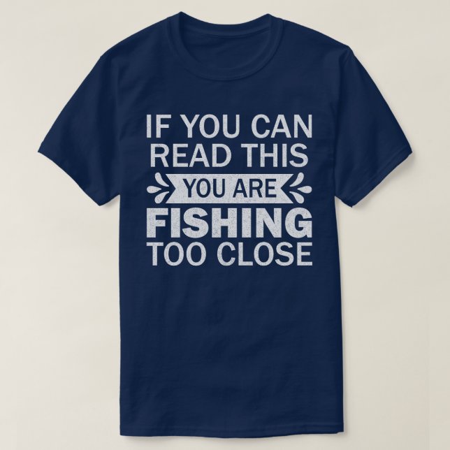Fiske efter Älskare för att stänga fiskaren Pappa  T Shirt (Design framsida)