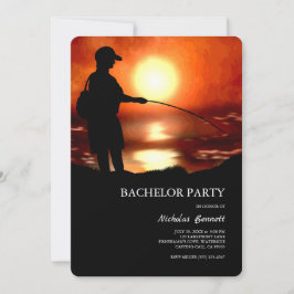 Fiske efter bachelor Party Fishing älskare Fishing Inbjudningar