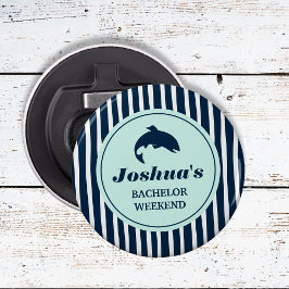 Fiske efter Bachelor Party Navy Rand Flasköppnare