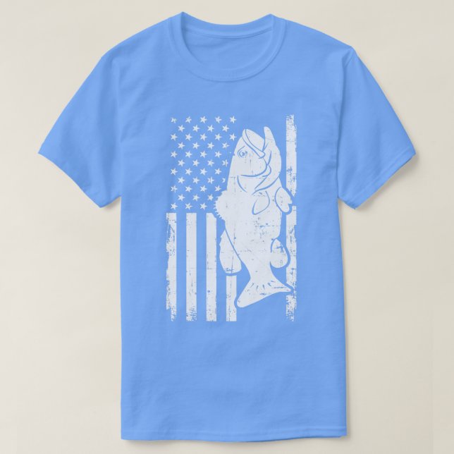 Fiske efter Bass, USA T Shirt (Design framsida)